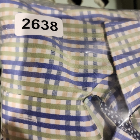 Bugatchi Uomo button Down shirt size 15 1/2 - Picture 9 of 10